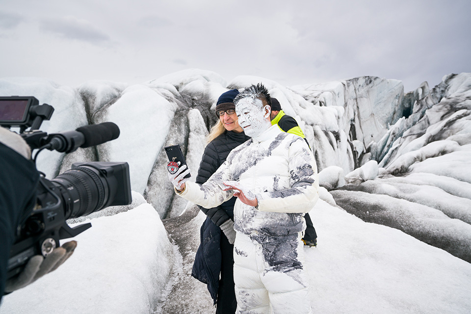 Moncler Latest Ad Campaign featuring Liu Bolin and shot by Annie Leibovitz