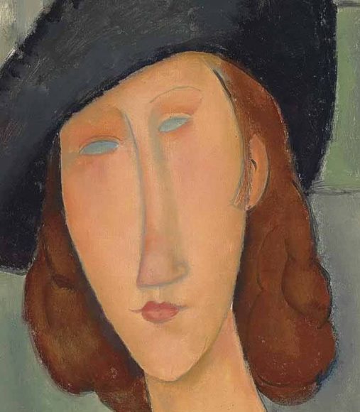 Amedeo Modigliani, Jeanne Hebuterne, 1919-details-01
