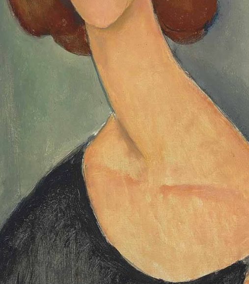 Amedeo Modigliani, Jeanne Hebuterne, 1919-details-03