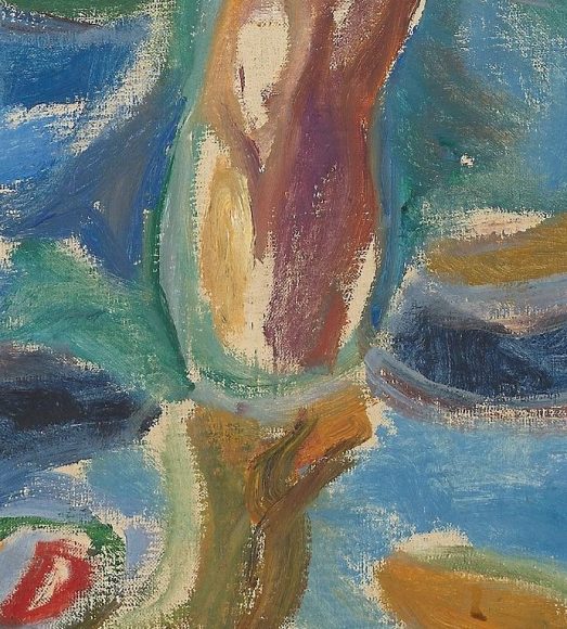 Edvard Munch, Bathing Man, 1918-details-12