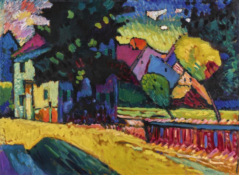 Kandinsky, Murnau – Landscape with Green House, 1909