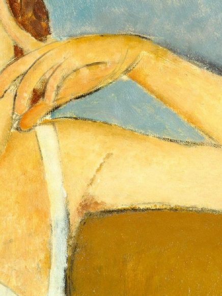 Amedeo Modigliani, Jeanne Hébuterne, 1919-details-03