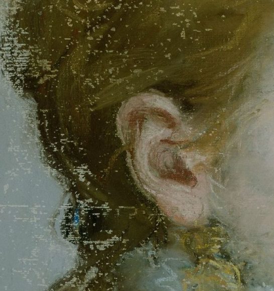 Edouard Manet, Mademoiselle Lucie Delabigne, 1879-details-03