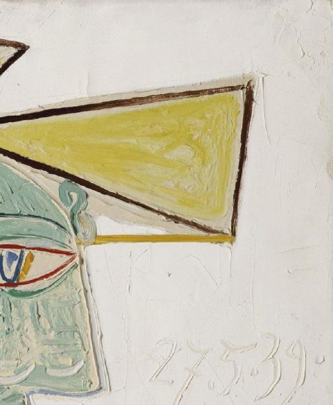 Pablo Picasso, Buste defemme au chapeau, 1939-details-03