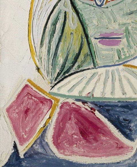 Pablo Picasso, Buste defemme au chapeau, 1939-details-04