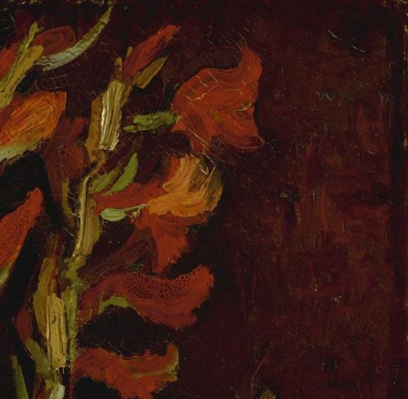 Van Gogh Vincent, Nature Morte - Vase Aux Glaieuls, 1886-details-04