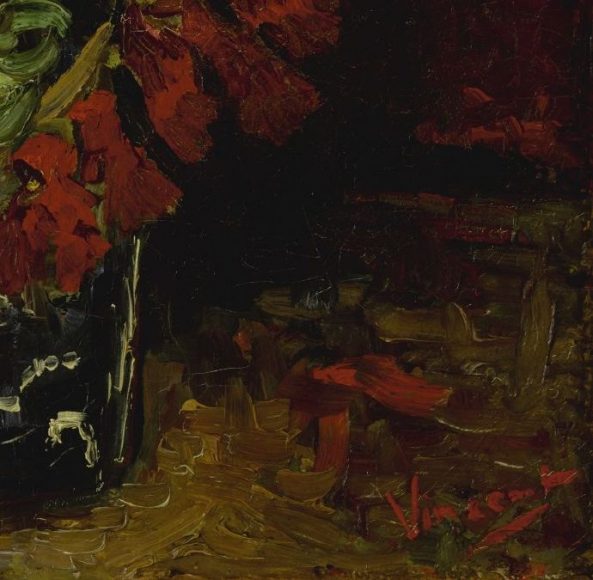 Van Gogh Vincent, Nature Morte - Vase Aux Glaieuls, 1886-details-08