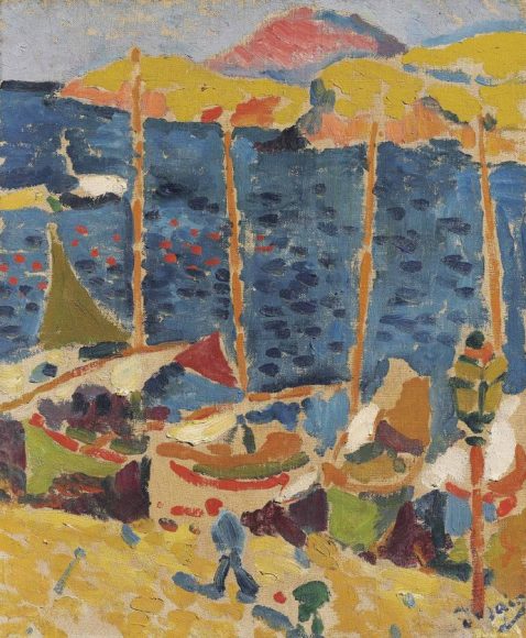 André Derain, Bateaux au Port de Collioure, 1905-web