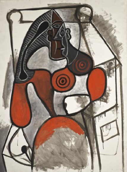 Pablo Picasso, FEMME ASSISE, 1949-web