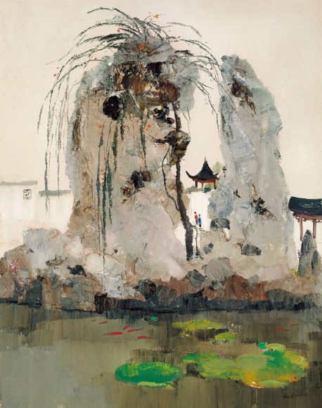 Wu Guanzhong, Garden (Jiangnan Garden), 1978-web