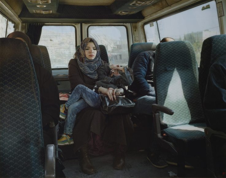 Luc Delahaye, “Taxi” (2016), photograph, chromogenic print. Museum purchase with funds donated by Richard and Lucille Spagnuolo. Photograph © Museum of Fine Arts, Boston