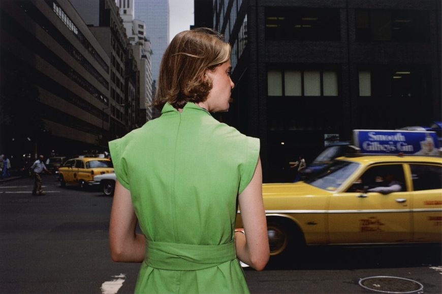 Joel Sternfeld, “New York City (# 1), 1976” (1976), photograph, pigment print. Gift of Ralph and Nancy Segall. © Joel Sternfeld, reproduction courtesy of Luhring Augustine Gallery. Courtesy of Museum of Fine Arts, Boston